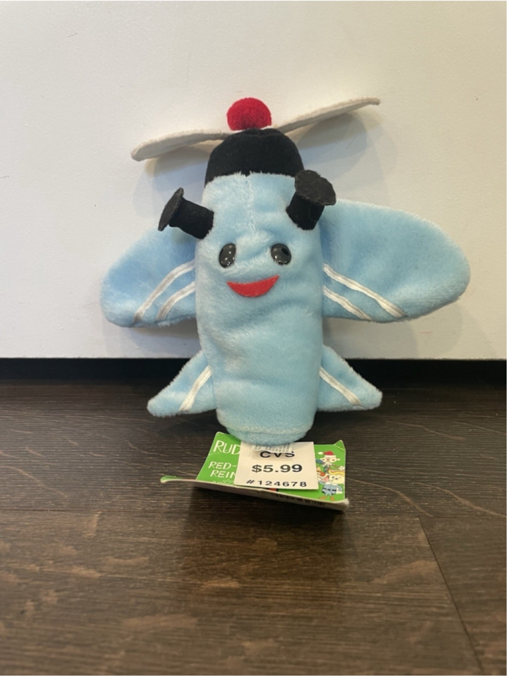 Rudolph Island of Misfit Toys Blue Plane CVS Stuffins Plush 7" Ornament 1999